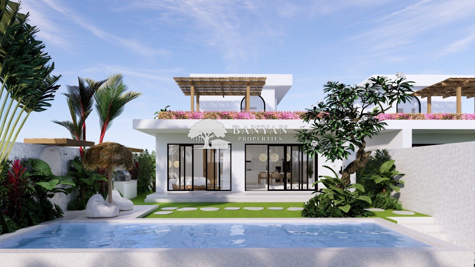 Villa Lukas - Brand New Modern Minimalistic 3 Bedroom Villa in Peliatan — photo 6 of 23
