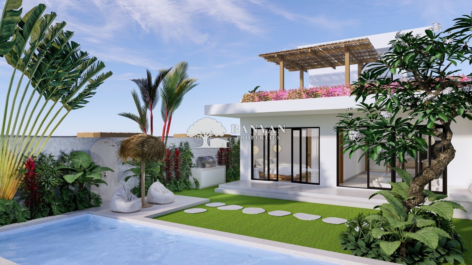 Villa Lukas - Brand New Modern Minimalistic 3 Bedroom Villa in Peliatan — photo 7 of 23