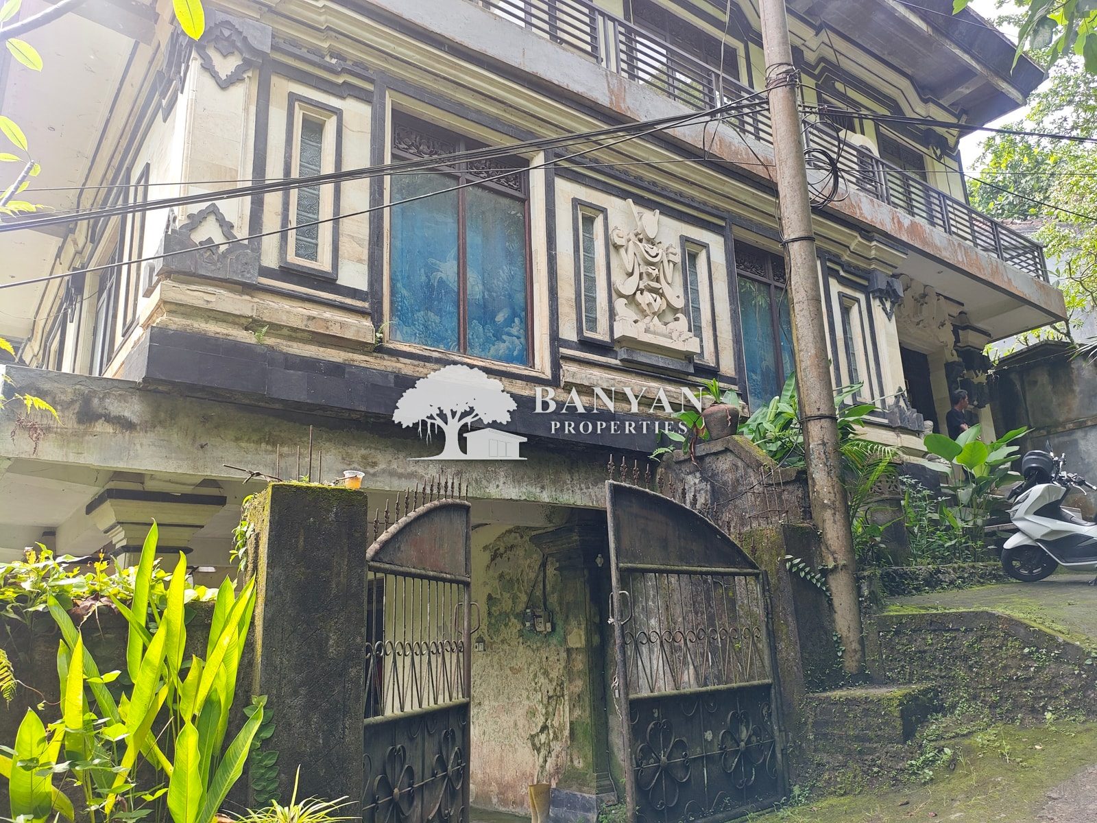 Rare 3-Storey Heritage Cottage for Sale with Jungle Views and Balinese Character