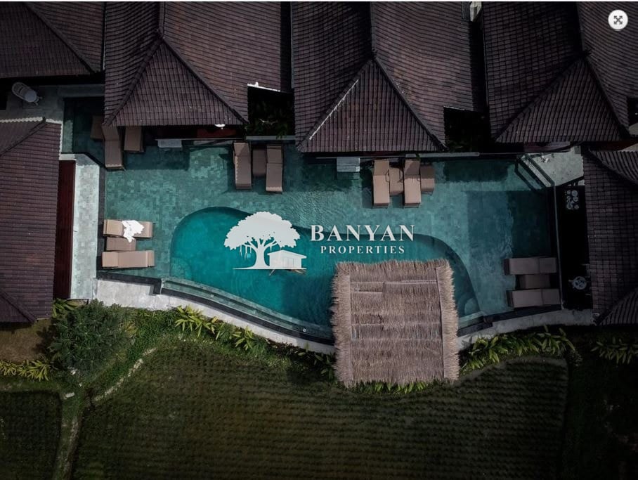 12-Villa Leasehold Estate For Sale with Restaurant, Main Pool & Scenic Rice Field Views