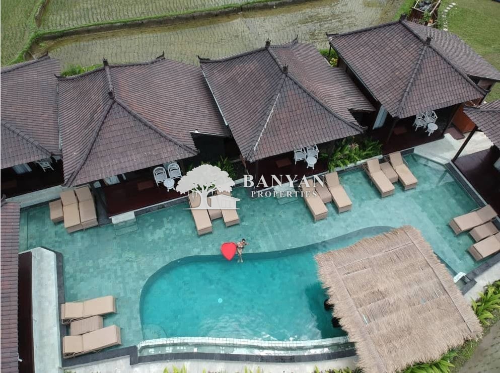 12-Villa Leasehold Estate For Sale with Restaurant, Main Pool & Scenic Rice Field Views — photo 2 of 12